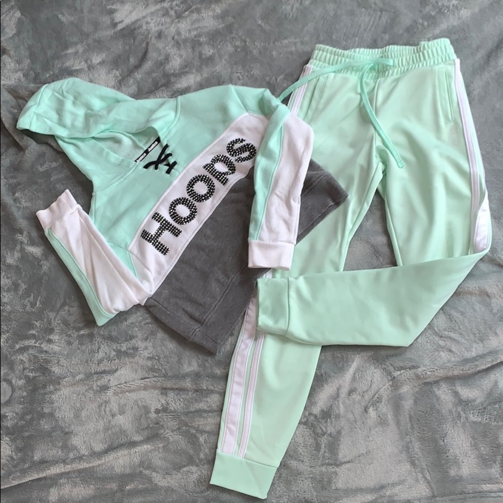 Girls Justice Hoops sweat suit